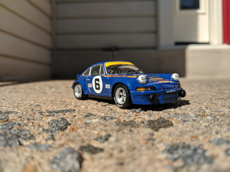 Illustration for article titled Blue Monday: 1973 Porsche 911 RSR